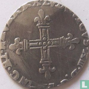France ¼ écu 1619 (M) - Image 2