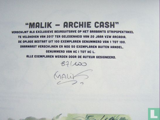 Malik - Archie Cash schetsboek - Image 3