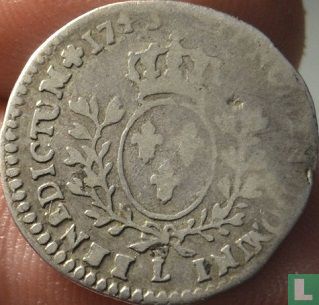 France 6 sols 1743 (L) - Image 1