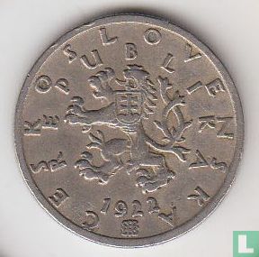 Tchécoslovaquie 50 haleru 1922 - Image 1