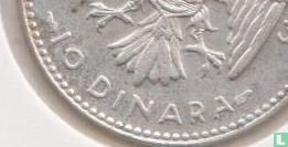 Jugoslawien 10 Dinara 1931 (mit Münzzeichen) - Bild 3