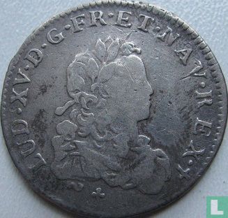 France 1/3 écu 1722 (I) - Image 2