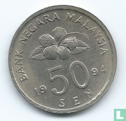 Malaysia 50 sen 1994 - Image 1