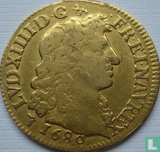 France 1 louis d'or 1680 (D) - Image 1