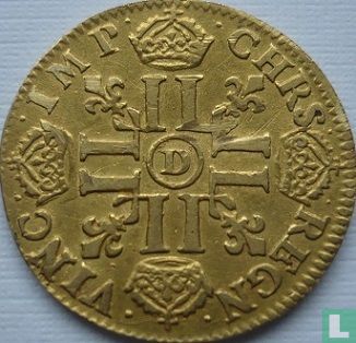 France 1 louis d'or 1680 (D) - Image 2