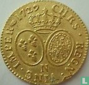 Frankrijk 1 louis d'or 1729 (N) - Afbeelding 1