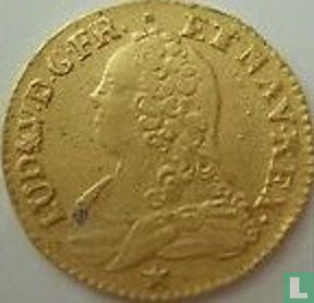 Frankrijk 1 louis d'or 1729 (N) - Afbeelding 2