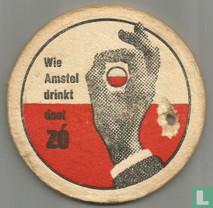 Wie Amstel drinkt doet zó 10,7 cm 5 mm - Image 1