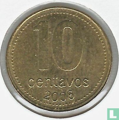 Argentine 10 centavos 2006 (aluminium-bronze) - Image 1