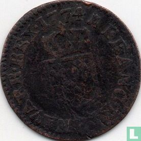 France 1 liard 1774 (H) - Image 1
