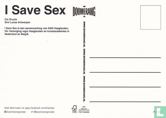 B160187 - I Save Sex "save sex please wait..." - Afbeelding 2