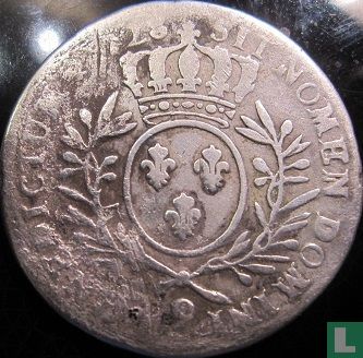 France ½ écu 1728 (9) - Image 1