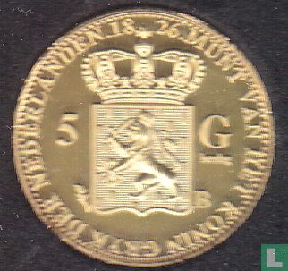 Replica 5 Gulden 1826 . - Image 2
