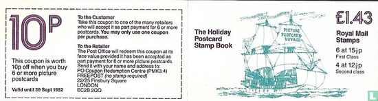 The Holiday Postcard Stamp book - Afbeelding 1