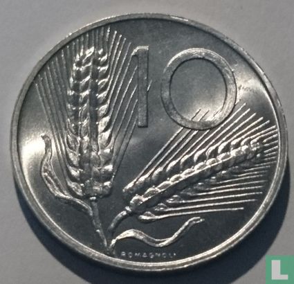 Italië 10 lire 1965 - Afbeelding 2