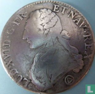 Frankrijk 1 écu 1776 (Q) - Afbeelding 2