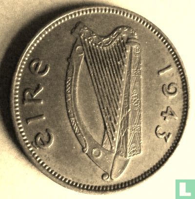 Ierland 1 farthing 1943 - Afbeelding 1