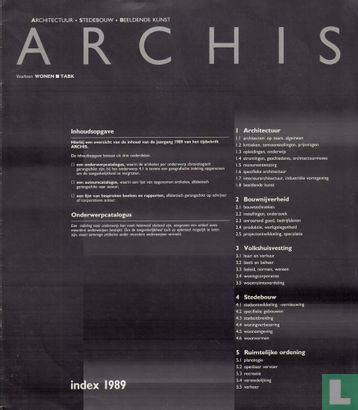 Archis Index 1989 - Image 1