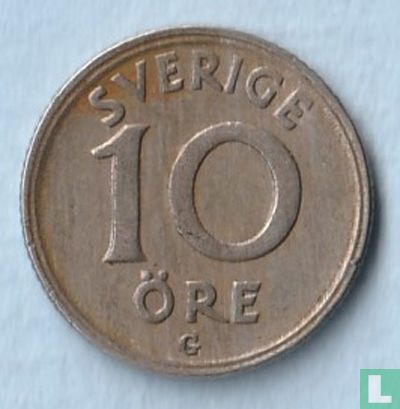 Zweden 10 öre 1940 (verschoven MMT) - Afbeelding 2