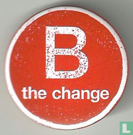 B the change