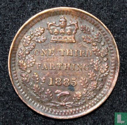 Verenigd Koninkrijk 1/3 farthing 1885 - Afbeelding 1