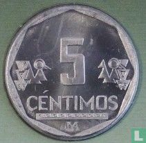 Pérou 5 céntimos 2011 - Image 2