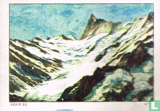 Le Finsteraarhorn pris du Nord, à 3600 m. d'altitude - Afbeelding 1