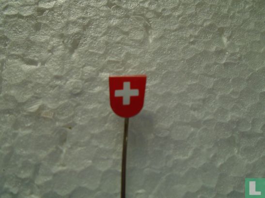 Flag Switzerland on coat of arms