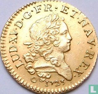 Frankrijk 1 louis d'or 1723 (K) - Afbeelding 1