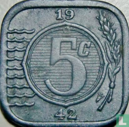 Netherlands 5 cents 1942 - Image 1