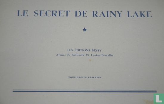 Le secret de Rainy Lake - Afbeelding 3