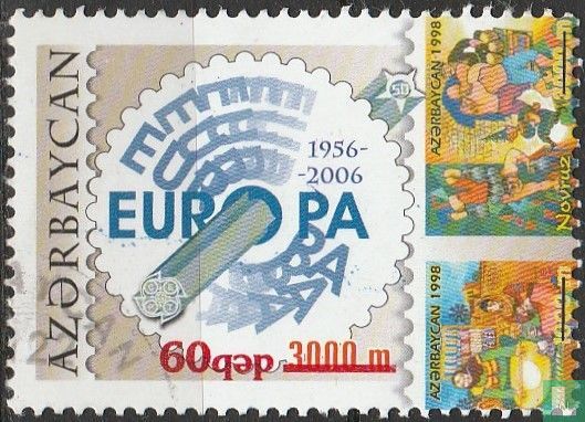 50 Jaar Europazegels ,overprints