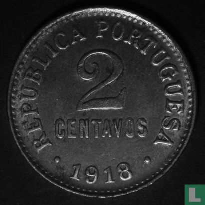Portugal 2 centavos 1918 (ijzer) - Afbeelding 1