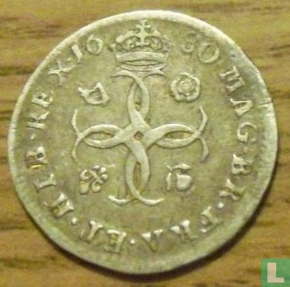 Engeland 4 pence 1680 - Afbeelding 1