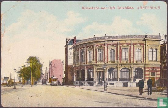  Ruiterkade met Café Belvédère.