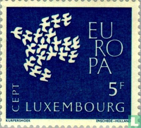 Europa – Pigeons en vol 