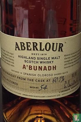Aberlour A'bunadh batch #54  - Image 1