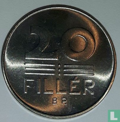 Ungarn 20 Fillér 1966 (PP) - Bild 2