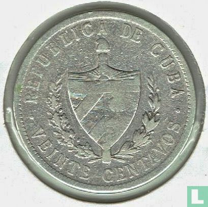 Cuba 20 centavos 1932 - Image 2
