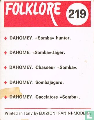 Dahomey. Sombajagers - Afbeelding 2