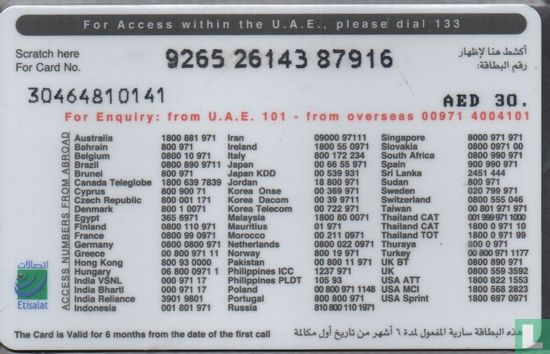 Etisalat Calling Card - Image 2