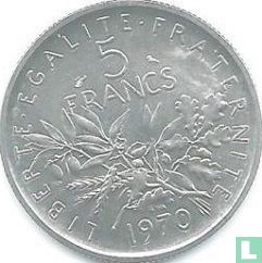 France 5 francs 1970 (trial) - Image 1