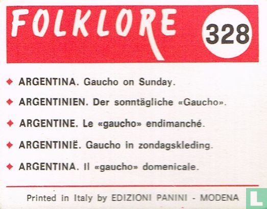 Argentinië. Gaucho in zondagskleding - Image 2