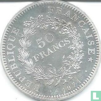 France 50 francs 1974 (trial) - Image 1