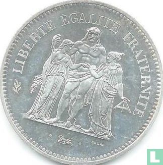 Frankrijk 50 francs 1974 (proefslag) - Afbeelding 2