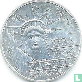 France 100 francs 1986 (essai) "Centenary Statue of Liberty 1886 - 1986" - Image 2