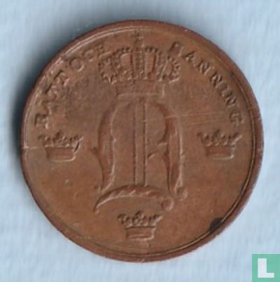 Suède 1/6 skilling banco 1850 - Image 2