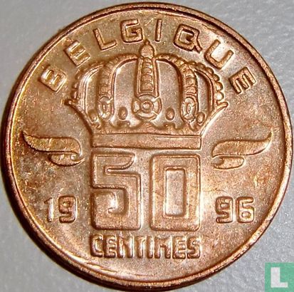 Belgique 50 centimes 1996 (FRA) - Image 1