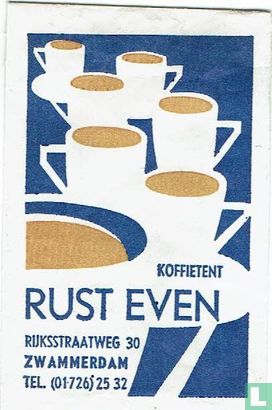Koffietent Rust Even  - Afbeelding 1