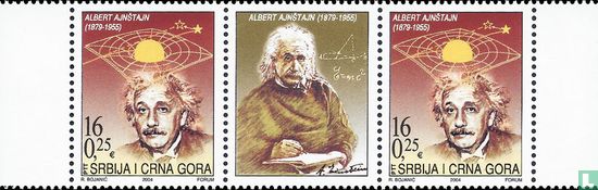 De 125ste verjaardag van de geboorte van Albert Einstein